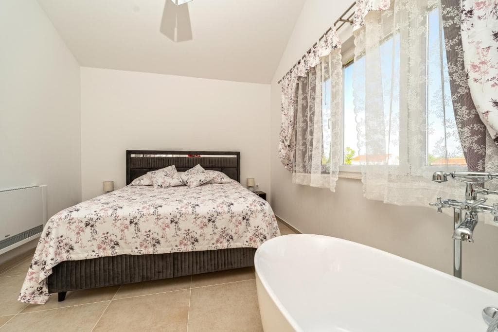 Bathtub bedroom